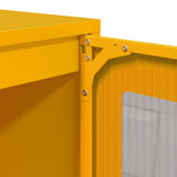 Sideboard Mustard Yellow 100.5x39x107 cm Cold-rolled Steel 853407