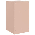 ZNTS Bedside Cabinets 2pcs Pink 34.5x39x62 cm Steel 841766