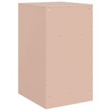 ZNTS Bedside Cabinets 2pcs Pink 34.5x39x62 cm Steel 841766