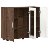 Wooden Cabinet Brown Oak 88.5 x 30.5 x 73 cm Engineered Wood 880308
