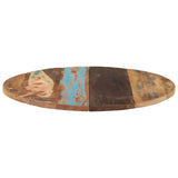 286040 Round Table Top 80 cm 25-27 mm Solid Reclaimed Wood