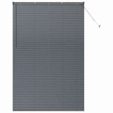 Venetian Blinds Height Adjustable Dark Grey 220x150cm Aluminium 42006107