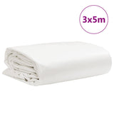 ZNTS Tarpaulin White 3x5 m 650 g/m² 156182