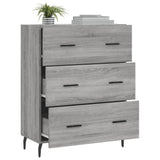Sideboard Grey Sonoma 69.5x34x90 cm Engineered Wood 827874