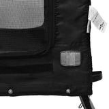 Pet Bike Trailer Black Oxford Fabric and Iron 94017