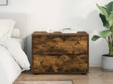 Storage Cabinet 60 x 48 x 57 cm Engineered Wood Smoked Oak 888832