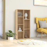Book Cabinet Sonoma Oak 50x25x106 cm Engineered Wood 801110