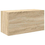 Bathroom Wall Cabinet Sonoma Oak 60x25x30 cm Engineered Wood 860060