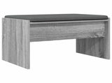 Hall Bench with Cushion Grey Sonoma 63 x 38 x 40 cm 891549