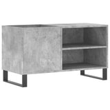 Record Cabinet Concrete Grey 85x38x48 cm Engineered Wood 831712