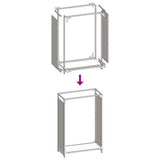 Firewood Rack Anthracite 60x28x90 cm Cold-rolled steel 864213