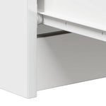 Sideboard High Gloss White 60x35x98.5 cm Engineered Wood 800537