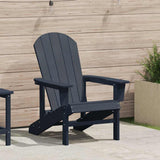 Adirondack Chair Navy Blue 82 x 74 x 92 cm HDPE 42006622