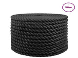 Jute Rope 16 Black 100% Tossa jute 42011626