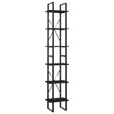 Book Cabinet Black Engineered wood Tall Book Cabinet 806498