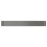 Garden Raised Bed Grey 554x100x68 cm Powder-coated Steel 319084