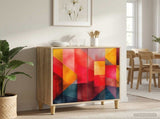 Sideboard HEESCH Sonoma 69 x 33 x 75 cm Engineered Wood 8006918
