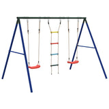 Outdoor Swing Set with Swings and Ladder 3283600