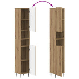 Bathroom Cabinet with Open Shelf ZWOLLE Artisan Oak 896384