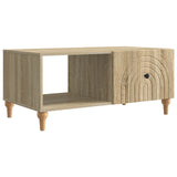 Coffee Table Sonoma Oak 90 x 50 x 40 cm Engineered Wood 894267
