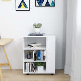 Storage Cabinet White Engineered wood Medium Rolling Cabinet 808449