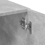 Slim Storage Cabinet Concrete Grey 50x42.5x225 cm Engineered Wood 3281304