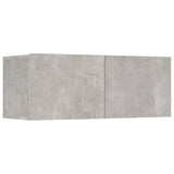 6 Piece TV Cabinet Set Concrete Grey Engineered Wood 3114257