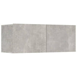 7 Piece TV Cabinet Set Concrete Grey Engineered Wood 3114305
