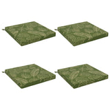 4-Piece Seat Cushions SOEST 4 pcs 100% Polyester Leaf Design 944920