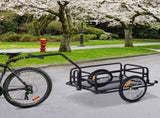 Bike Cargo Trailer Bicycle Trailer Cargo Storage Cart w/ Hitch Cycling Camping Luggage Storage T3398P349475