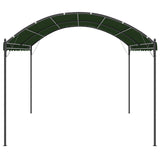 Gazebo 4 x 3 x 2.6 m Green Polyester and Steel 42030529