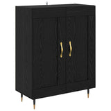 Highboard Black Oak 69.5 x 34 x 90 cm Engineered Wood 3402757