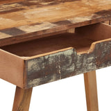 ZNTS Desk Solid Reclaimed Wood 243270