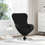 Egg Chair Black 63 x 73 x 90 cm Fabric 42002738