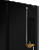 ZNTS File Cabinet Black 90x40x40 cm Steel 339718