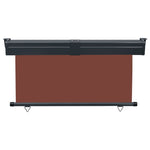 ZNTS Balcony Side Awning 145x250 cm Brown 48429