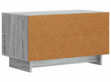 Bedside Cabinet Grey Sonoma 62 x 34.5 x 47.5 cm Engineered Wood 893861