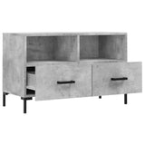 TV Cabinet Concrete Grey 80x36x50 cm Engineered Wood 828976