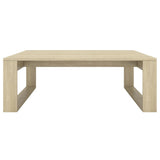 Coffee Table Sonoma Oak 100x100x35 cm Engineered Wood 808633