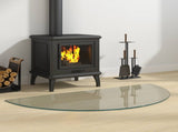 Fireplace Glass Plate Transparent 1000 x 500 mm Glass 353846