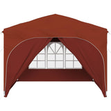 Pop-up Party Tent 290 x 290 x 245 cm Terracotta 42019875