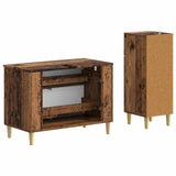 2 Piece Bathroom Cabinet Set ARNHEM Old Wood Engineered Wood 3417691