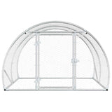 Chicken Coop Silver 200 x 150 x 100 cm Galvanised Steel 42042523