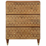 Side Cabinet 60x33x75 cm Solid Wood Mango 358287