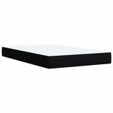 Box Spring Bed with Mattress Black 120x200 cm Fabric 3285850