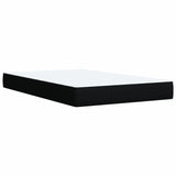 Box Spring Bed with Mattress Black 120x200 cm Fabric 3285850