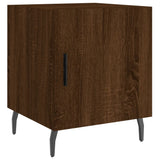 Bedside Cabinets 2 pcs Brown Oak 40x40x50 cm Engineered Wood 827611