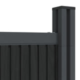 Fence Panel Grey 1045x186 cm WPC 3282794