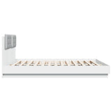 Bed Frame without Mattress White 180x200 cm Super King 3209898