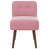 Slipper Chair Pink Velvet 42050516